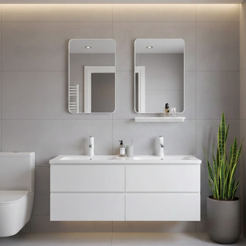 Aluminum White Mirror 24X32 AL-White-24